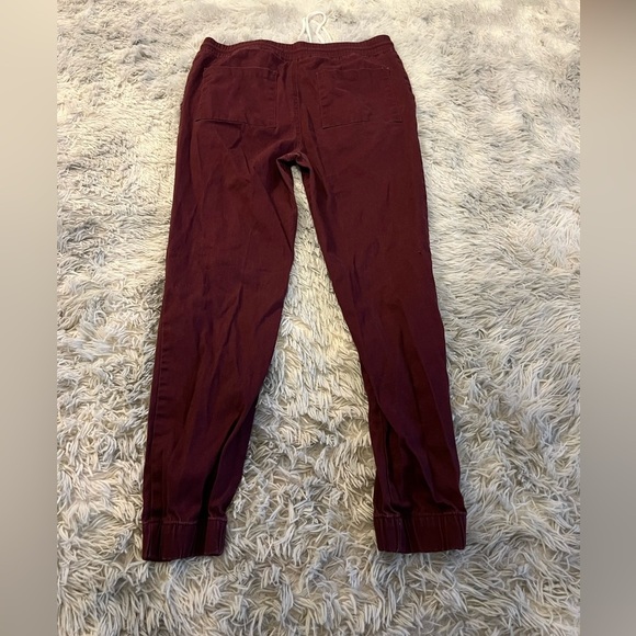Elwood burgundy casual joggers - Picture 4 of 4